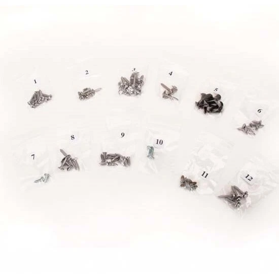 Mr. G's GM1960 68 Chevelle Interior Screw Kit, 2 Dr H/T w/ Buckets