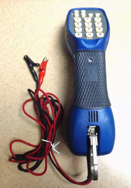 Chesilvale Electronics  0100002 Blue Buttset Lineman's Test Phone With Connector