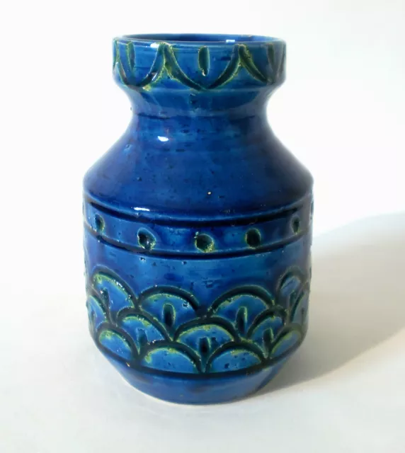 60s Vase 17 cm Keramik wohl Aldo Londi italy Bitossi ceramic raymor annees 60