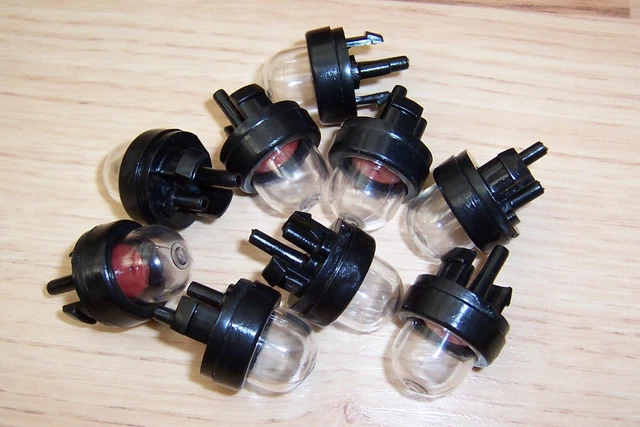 10 Stück Vergaser Primer Pumpen – Für Kettensägen, Trimmer & Gebläse, Einfach Einsetzbar