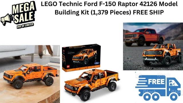 Lego Model Ford Raptor LEGO TECHNIC FORD F-150 Raptor 42126 Model Building Kit (1,379 Pieces ...