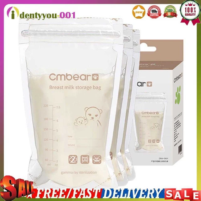 220 ml bolsa de leche materna sellada sin BPA bolsa de almacenamiento de alimentos complementarios