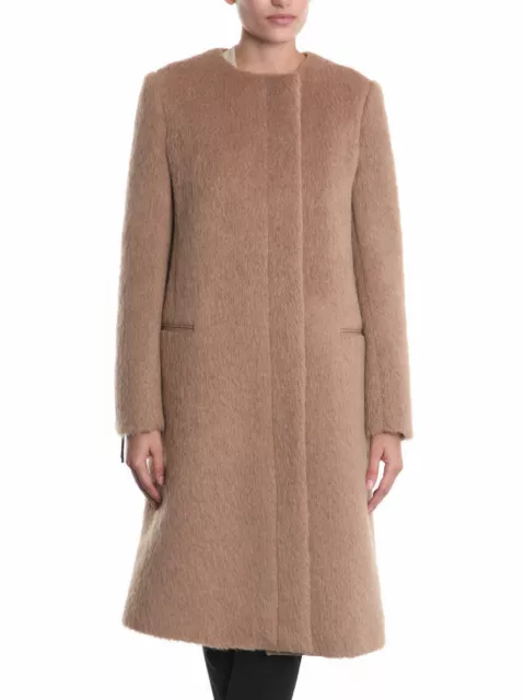 Max Mara Alpaca Coat Camel Made in Italy IT46 US 12