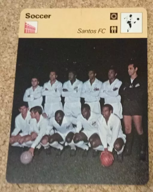 PELÉ "Santos FC" Brazil  Soccer Football Editions Rencontre Sportscaster 1979 UK