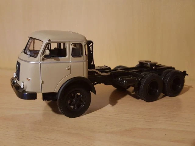 NOREV HENSCHEL HS3-180 TAS 6X6 + SEMI REMORQUE PLATEAU 1956 1/43 NOREV