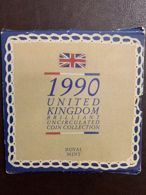 1990 ~ United Kingdom ~ Brilliant Uncirculated Coin Collection ~ Royal Mint