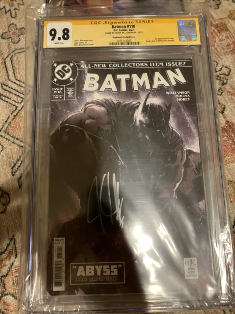 Batman #118 (2022 DC Comics) 1st Print CGC 9.8 Signed. 1st Abyss!!