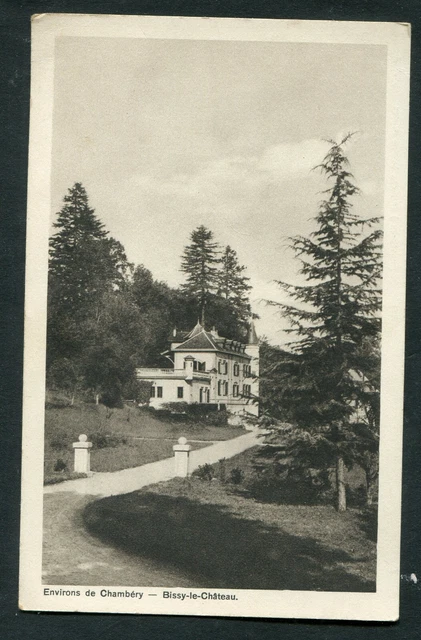 73 - BISSY LE CHÂTEAU: near CHAMBERY: CPSM small format written in 1955.
