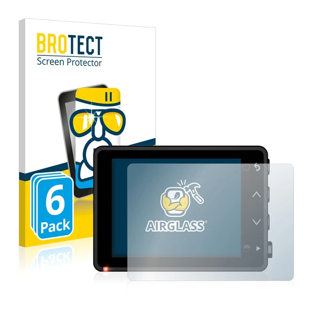 6x Pellicola Protettiva Vetro per Garmin Dash Cam 57 Protezione Proteggi Schermo