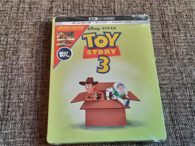 Toy Story 3 Limited 4k Ultra Hd Blu Ray Steelbook Best Buy Usa Disney