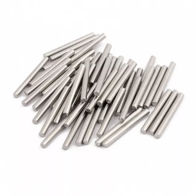 50Pcs Round Shaft Rods Axle Steel 3mm x 30mm for RC Car