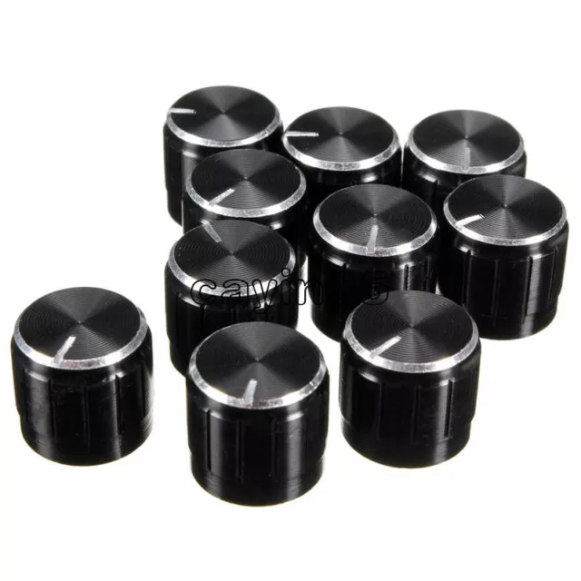 5pcs Volume Control Rotary Knobs For 6mm Dia Potentiometer Durable 3