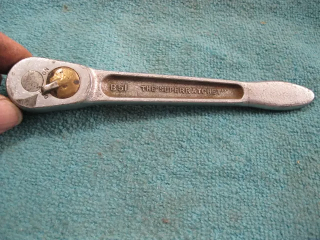 Vintage JH Williams & Co. USA 3/8 Super Ratchet Drop Forged - B51