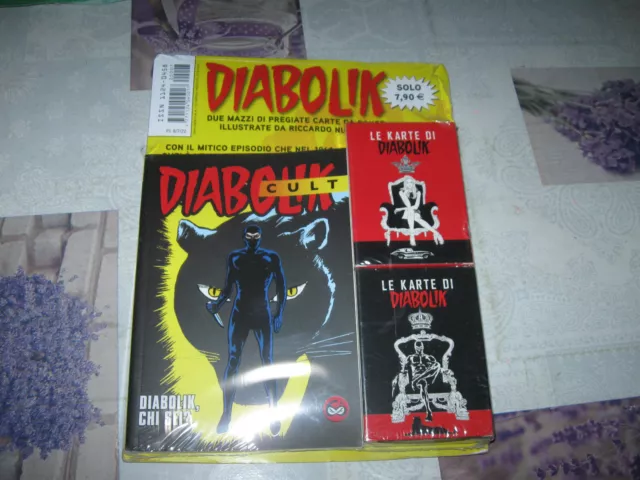 diabolik cult diabolik chi sei con carte da gioco