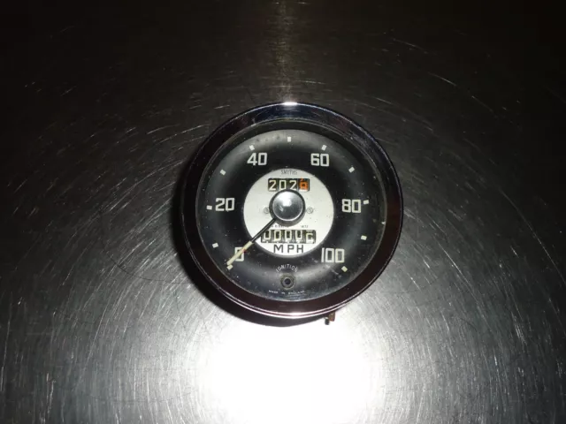 Vintage Smiths 100 MPH Speedometer Gauge 6155/10 1472 Austin Healy Sprite Bugeye