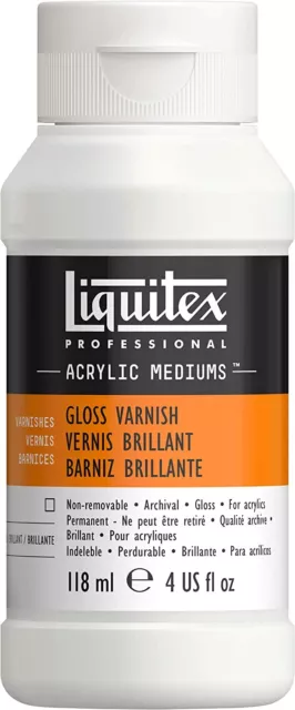 Liquitex Professional Gloss Varnish White 118ml