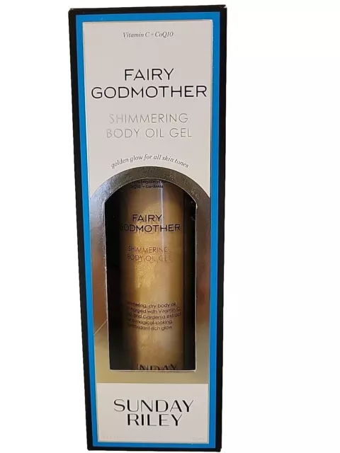 Sunday Riley Fairy Godmother Shimmering Body Oil Gel - 3.4oz - New in Box