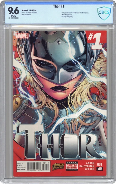 Thor 1A Dauterman CBCS 9.6 2014 22-03106F5-028 Jane Foster as Thor