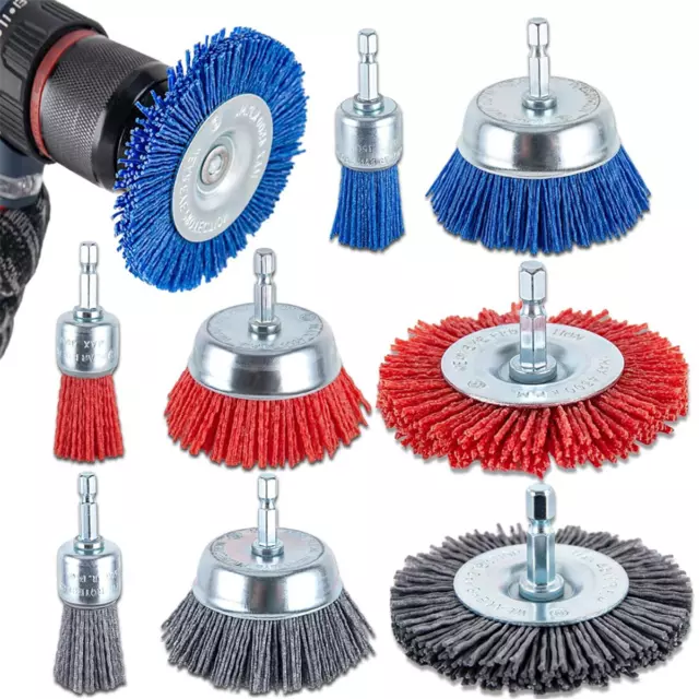 Nylon Filament Brush-Abrasive Filament Nylon Wire Bristle Drill Wheel and9019