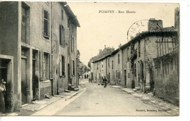 CP 54 MURTHE-ET-MOSELLE - Pompey - Rue Haute