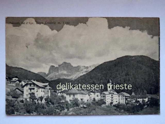 NOVA LEVANTE Dolomiti Val d'Ega Bolzano vecchia cartolina