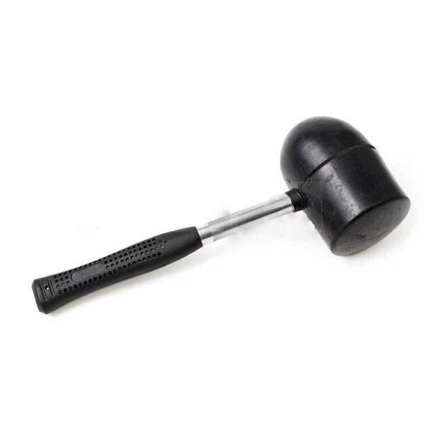 Maillet 85 MM Marteau Léger Black Tête Caoutchouc Poignée en Métal MGC1300
