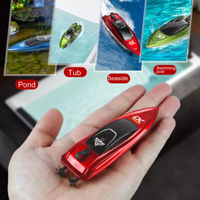 RC Boat Remote Control Motor High Speed Boat Kids Outdoor Racing Ship Toy Gift