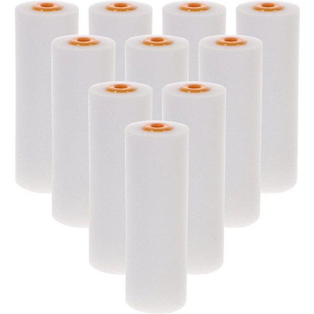 10pcs mousses à rouleaux de peinture de remplacement mousses couvertures à roule