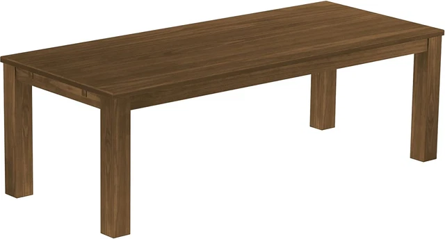 B.R.A.S.I.L.-Möbel  Dining Table Rio 94.5 X 39.4 Walnut Light Solid Wood Pine Oi