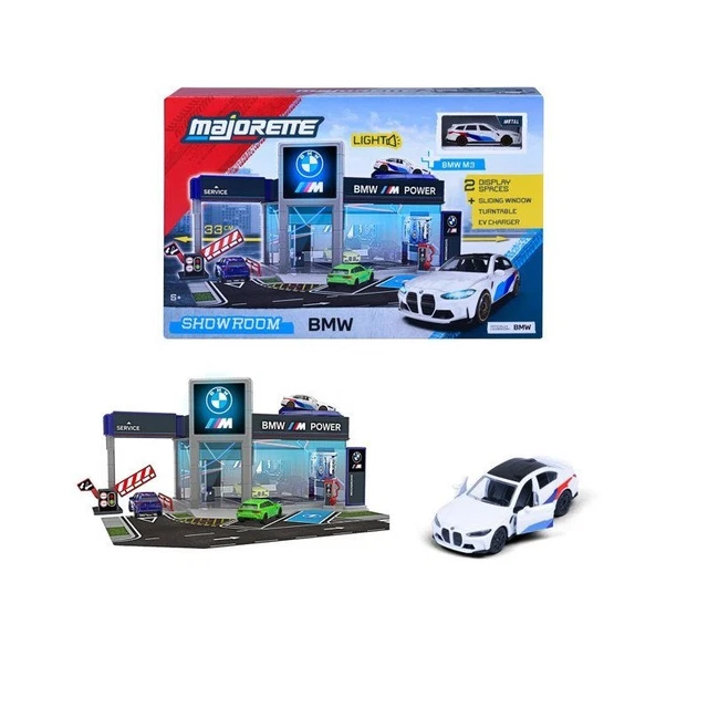 Majorette BMW Premium Voiture en métal 7,5 cm, 1 unité aléatoire (6 modèles BMW), Die-Cast avec Suspension et pièces Mobiles, Miniature à Collectionner + 3 Ans (8502100004