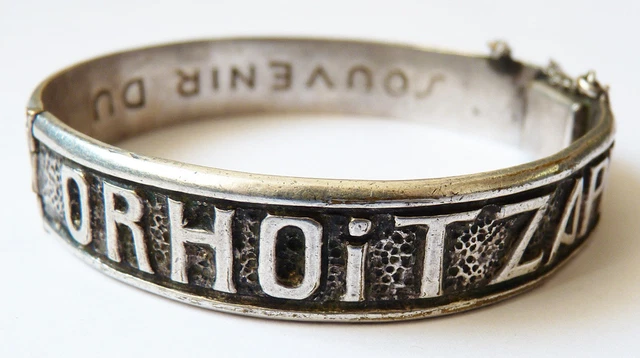 Bracelet Ancien Du Pays Basque Avec Blasons Des Provinces - Oritza - État Occasion