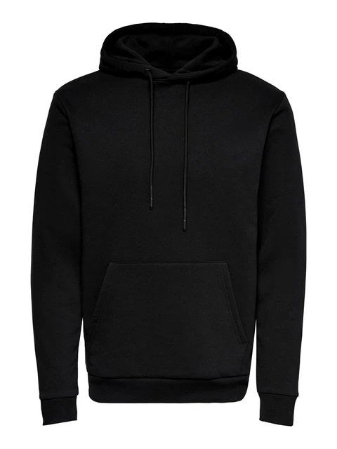 ONLY & SONS Felpa con Cappuccio da Uomo Onsceres XS S M L XL XXL Cotone