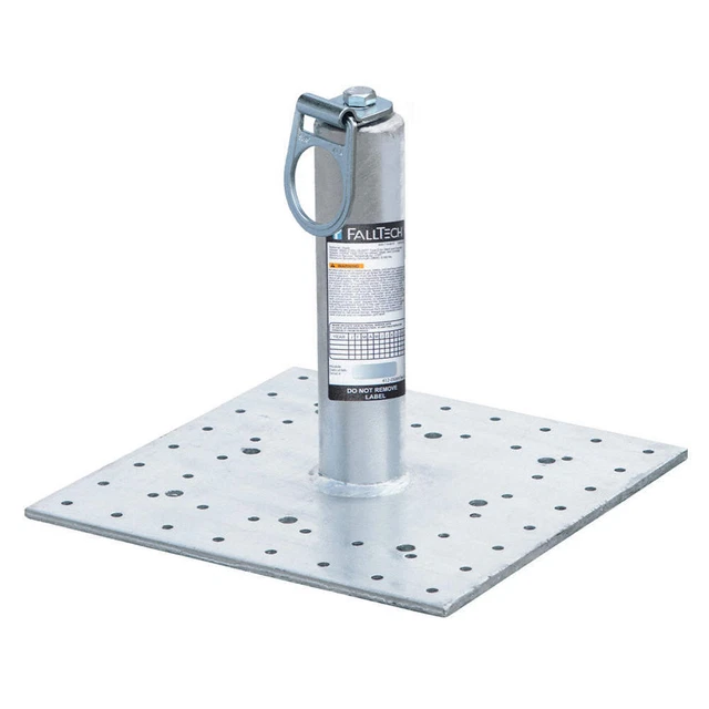 FALLTECH 78012WCSSD CB Anchor,Steel Anchor,Post Anchor,Gray