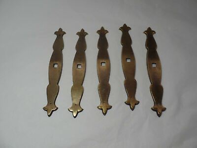 Ajax Brass Drawer Pull Back Plate A72763DC Antique 1 Piece 2