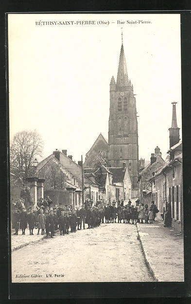 CPA Béthisy-Saint-Pierre, Rue Saint-Pierre