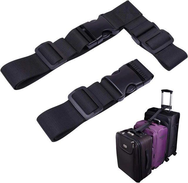 Wisdompro Lot De 2 Sangles De Valise 1 T Type 1 Normal, Convient Pour Relier Deu