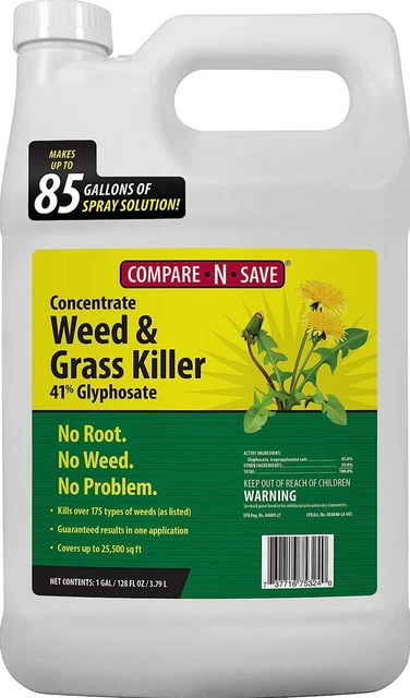 Compare-N-Save 75324 Herbicide, 16 ounce, 32 ounce, 1 gallon, 2.5 gallon white**