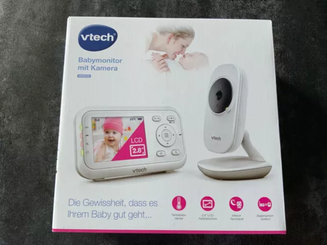 VTech VM3255 Babyphone mit Kamera, beweglicher Kamera, 2,8"  Bildschirm