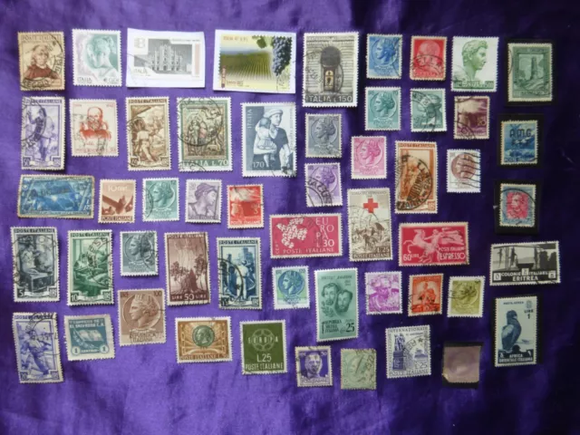 53 Très beaux timbres anciens Italie et ses colonies Lot N° 2