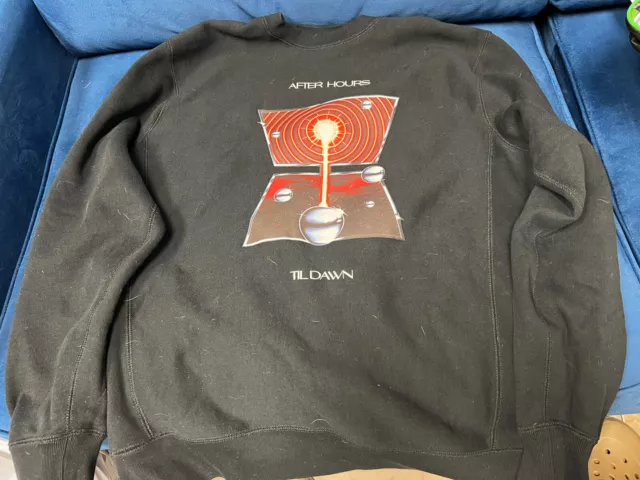 SIZE MEDIUM The Weeknd After Hours Till Dawn Official Tour Crewneck Sweatshirt