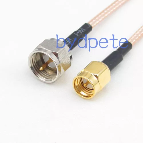 8inch RG316 F male plug to SMA male plug RF Pigtail Caox Jumper Cable 20cm