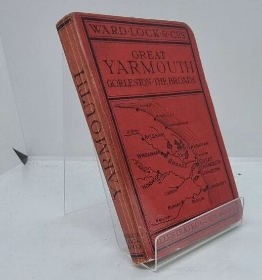 WARD LOCK RED GUIDE GREAT YARMOUTH AND THE BROADS 1950 maps and