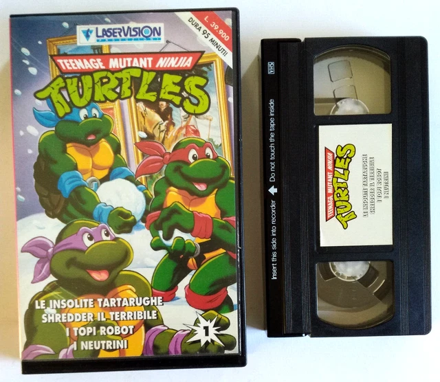 VHS TEENAGE MUTANT Ninja Turtles Insolite Tartarughe Shredder Topi