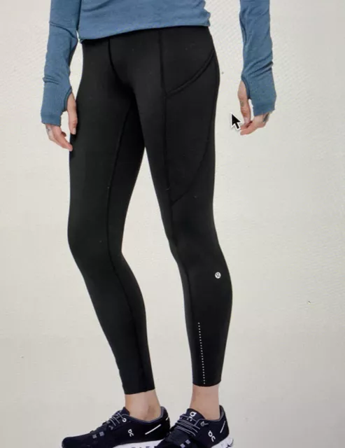 LULULEMON WOMENS SIZE 8 or US 4 Fast and Free Reflective High-Rise Tight 25  $120.00 - PicClick AU