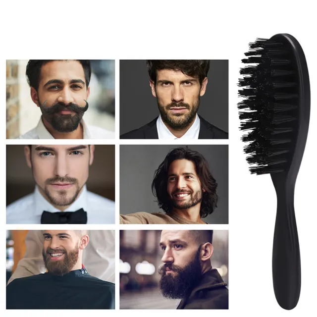 Boar Bristle Hair Brush Beard Brush Natural Bristles Brush Styling Hair brush f