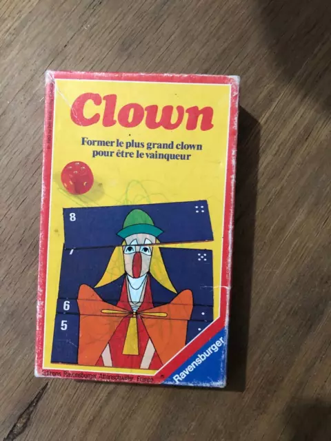 clown jeu ravensburger vintage manque 2 pièces PORT OFFERT