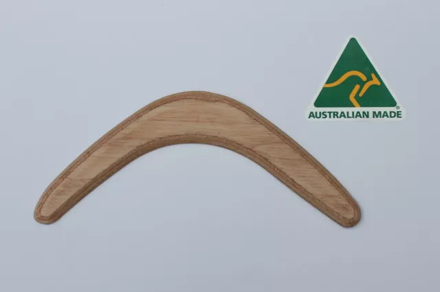 Australian Made 29cm Blank Ply Throwing Boomerang (qty 18) Ready to Decorate