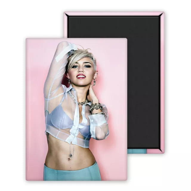 Miley Cyrus 3-Magnet Frigo 54x78mm personnalisé