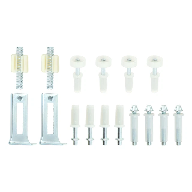Reliable Function 16Pcs Bifold Door Hardware Set for Stable and Efficient Doors