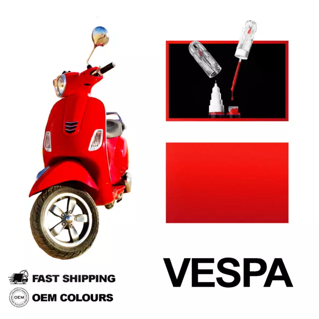 Pintura De Retoque Para Modelos Vespa Cepillo Aguja Raspador Piedra Chip...